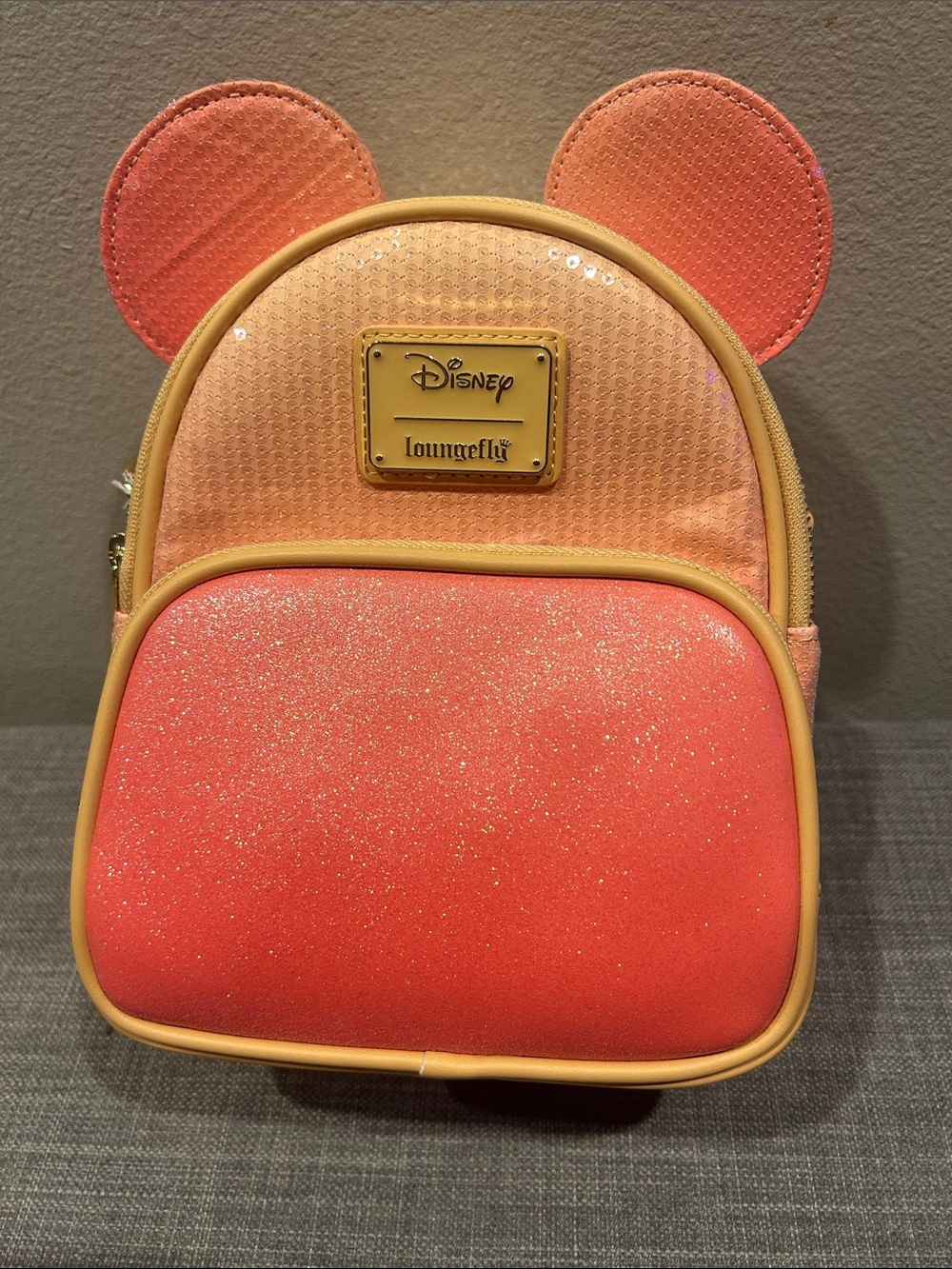 Mickey Mouse Glitter Sequin Convertible Mini Backpack & Crossbody Bag